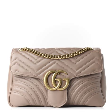 porcelain rose gucci|GUCCI Calfskin Matelasse Medium GG Marmont .